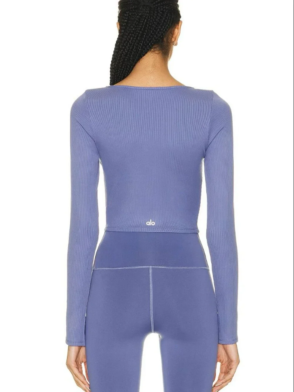 ALO Alosoft Rib Form Long Sleeve Top